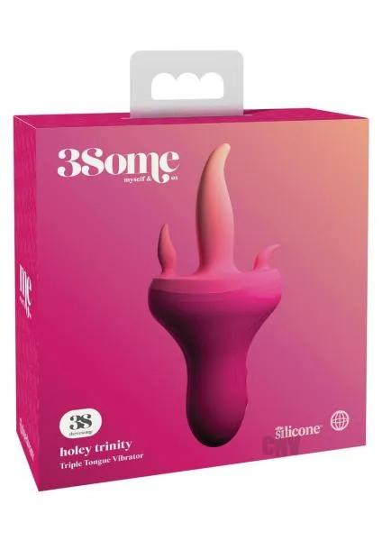 3 Some Holey Trinity Triple Tongue Vibrator Pipedream Vibrators