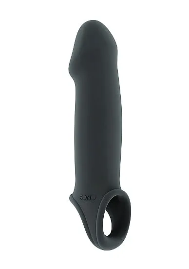 Adult Time NZ Male Sex Toys No33 Stretchy Penis Extension Black