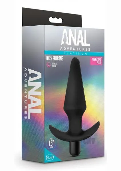 Anal Adv Platinum Silicone Vibe Plug Seductucom Anal