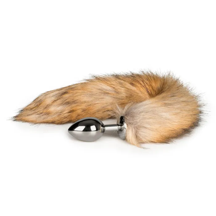 Anal Fox Tail No 2 Silver Plug Fetish Collection