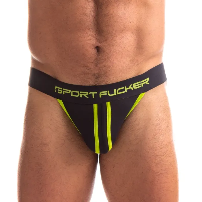 Anal Jersey Jock BlackGreen Sport Fucker