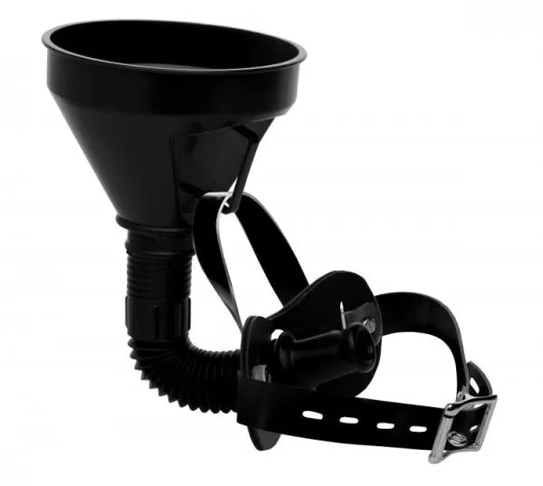 Anal Latrine Extreme Funnel Gag Black Master Series