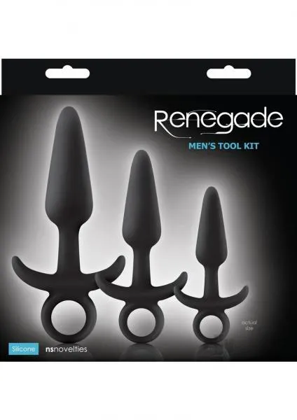 Anal Renegade Renegade Mens Tool Kit Anal Set Black