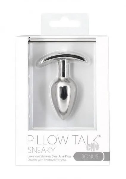 Anal Seductucom Pillow Talk Sneaky Steel Anal Plug