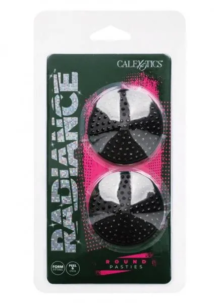 Anal Seductucom Radiance Round Pasties Black