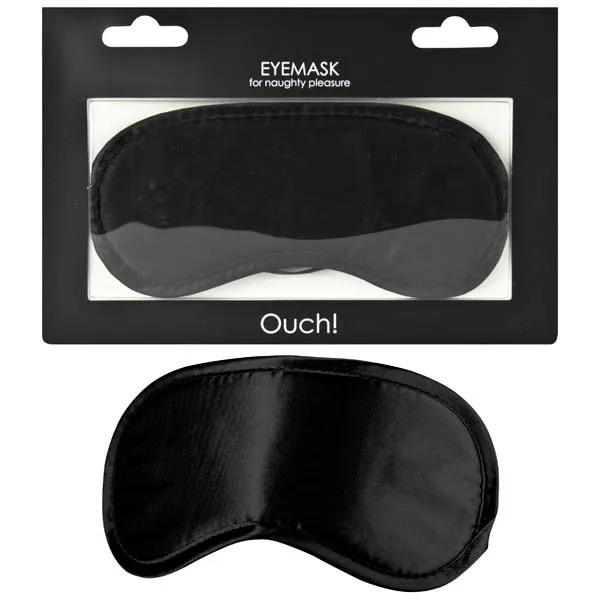 Anal Shots Toys Ouch Soft Eyemask Black Eye Mask