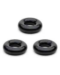 Anal Sport Fucker Chubby Cockring 3 Pack Black