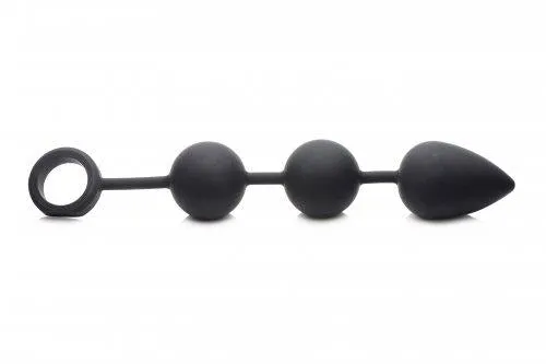 Anal Tom Of Finland Weighted Anal Ball Beads Black Tom of Finland