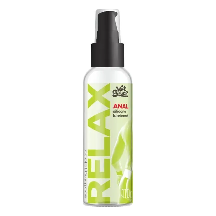 Anal Wet Stuff Wet Stuff Relax Anal Silicone Lubricant Pump Top 110g