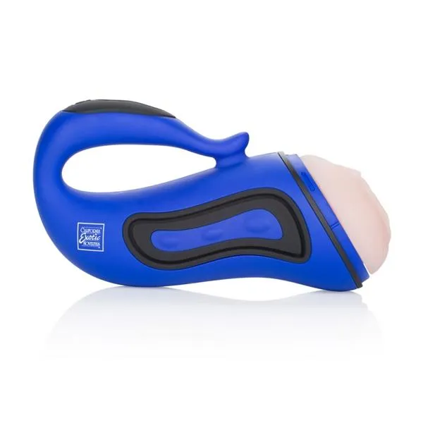 Apollo Alpha Male Sex Toys Apollo Alpha Stroker 2 Blue Vagina