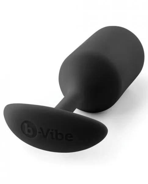 bVibe Anal B Vibe Snug Plug 3 Weighted 634 Ounces Black