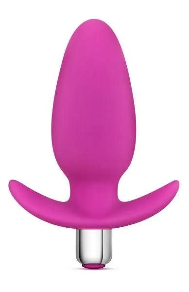 Blush Anal Little Thumper Fuchsia Vibrating Butt Plug