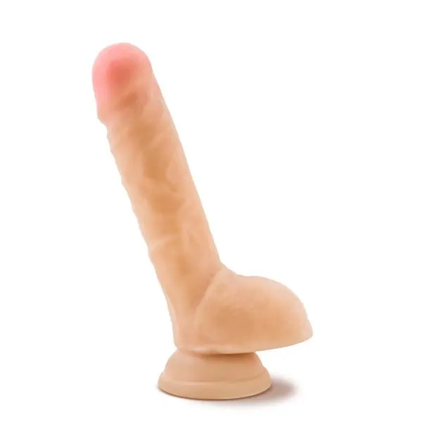 Blush Dildos Au Naturel 9 Inches Sensa Feel Dildo Beige