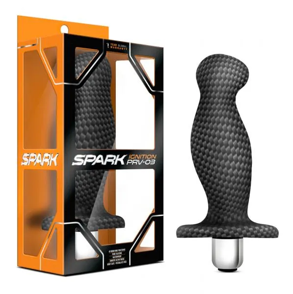 Blush Spark Ignition Prv 03 Carbon Fiber Black Vibrator Vibrators