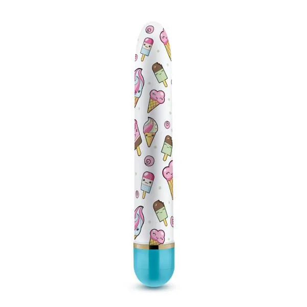 Blush Vibrators The Collection Sweet Cream Classic Slim Vibe Blue