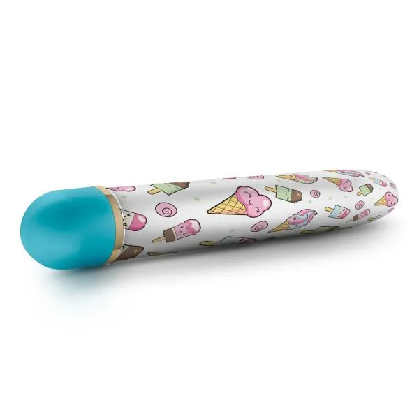 Blush Vibrators The Collection Sweet Cream Classic Slim Vibe Blue