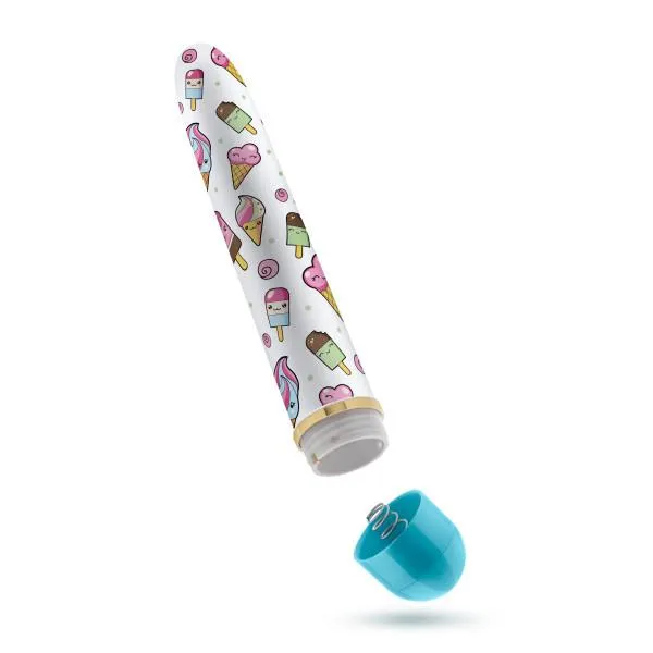 Blush Vibrators The Collection Sweet Cream Classic Slim Vibe Blue