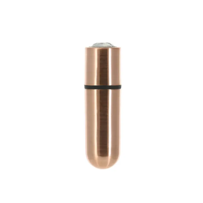 BMS Factory Female Sex Toys PowerBullet First Class Rechargeable Bullet with Crystal Rose Gold