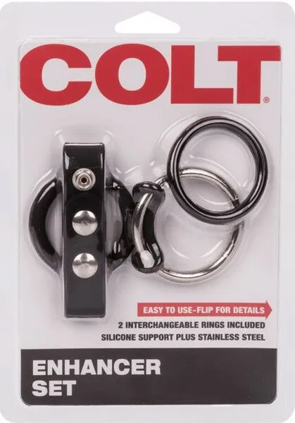 California Exotic Novelties COLT Enhancer Set SilverBlack Anal