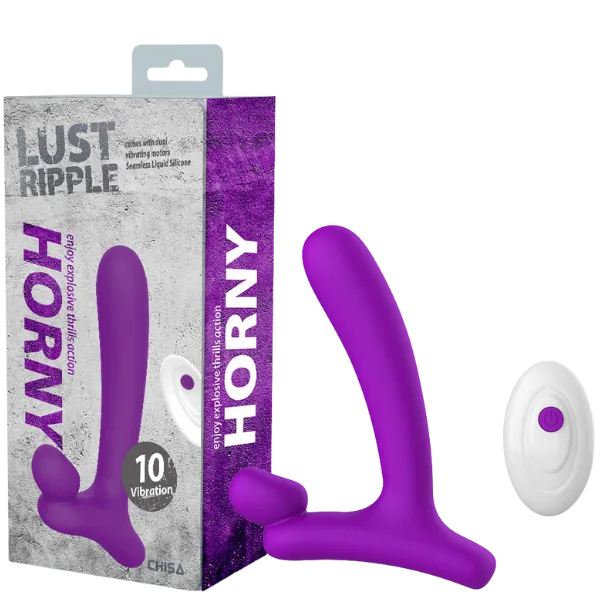 Chisa Novelties Anal Lust Ripple Horny Remote Control Purple