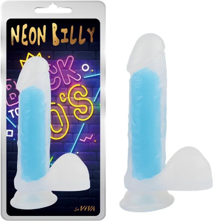 Chisa Novelties Dildos LaViva Neon Billy 76 Dildo Multiple Colours