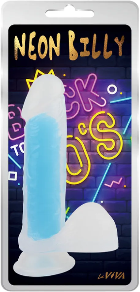 Chisa Novelties Dildos LaViva Neon Billy 76 Dildo Multiple Colours