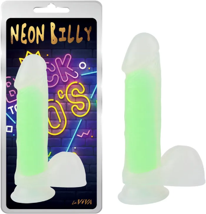 Chisa Novelties Dildos LaViva Neon Billy 76 Dildo Multiple Colours