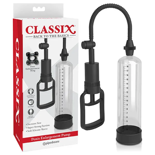 Classix Penis Enlargement Pump Clear Penis Pump Pipedream Male Sex Toys