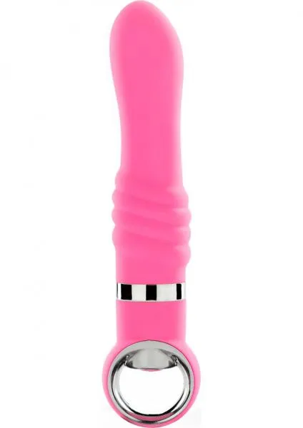 Closet Collection Vibrators Closet Collection The Christiane Soul Silicone Vibrator Waterproof Pink 7 Inch