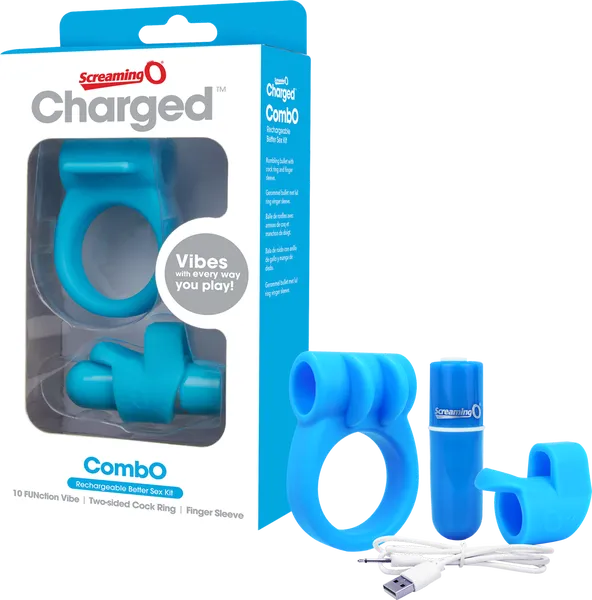 CombO Kit 1 Blue Screaming O Vibrators