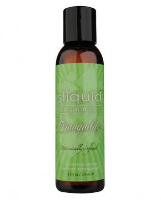 Couples New Sliquid Organics Tranquility Massage Oil 42 Oz Sliquid