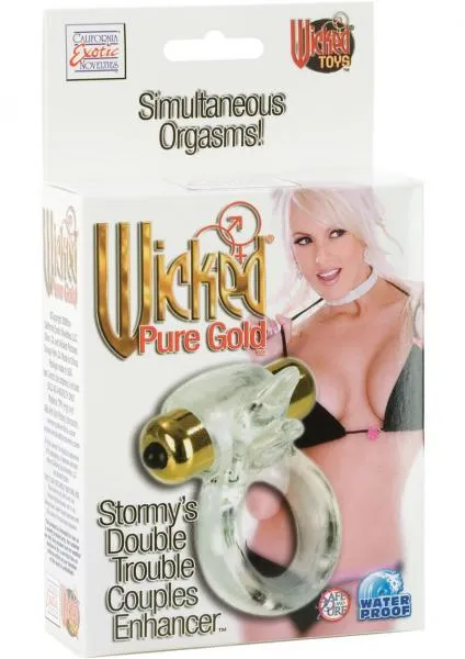 Couples Seductucom Wicked Toys Stormys Double Trouble Couples Enhancer