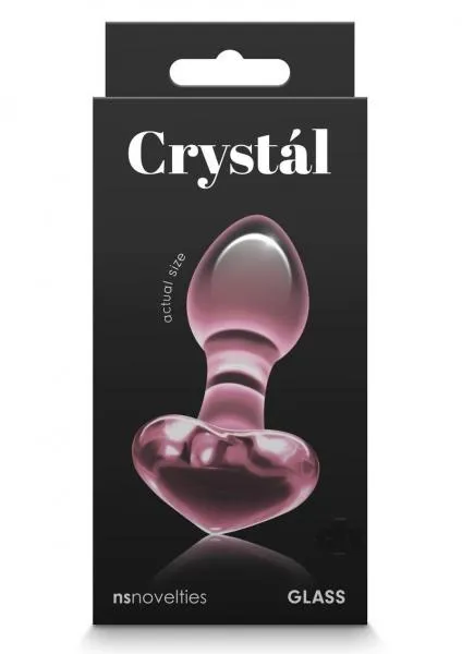 Crystal Heart Pink NS Novelties Anal