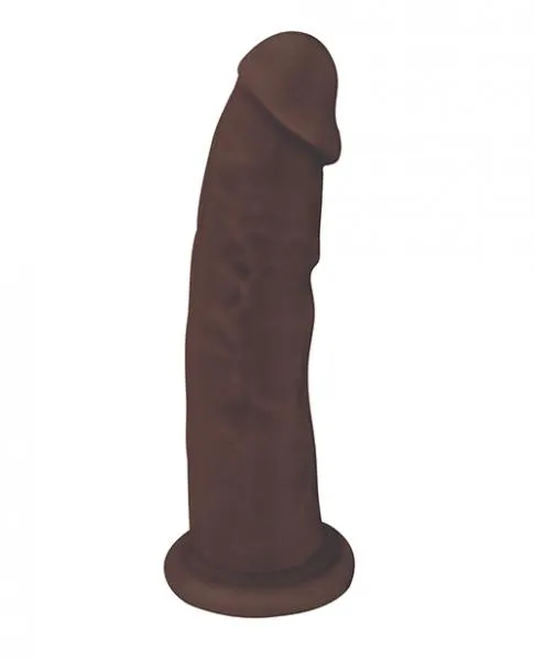 Curve Novelties Dildos Fleshstixxx 7 Inches Silicone Dildo No Balls Brown