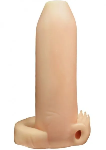 Deemun Extra Girth Vibrating Enhancer 6 Inches By 2 Inches Beige Doctor Love Dildos