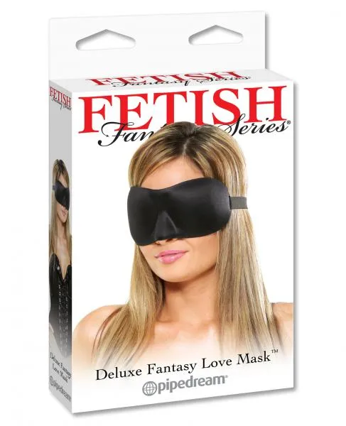 Deluxe Fantasy Love Mask Black OS Pipedream Vibrators