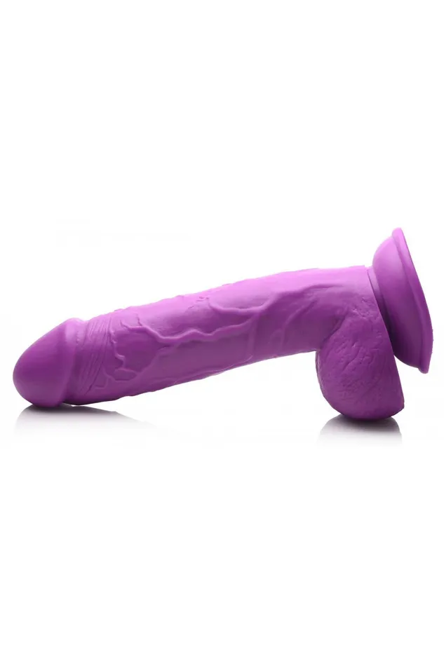 Dildos 825 Inch Dildo with Balls Purple Sd