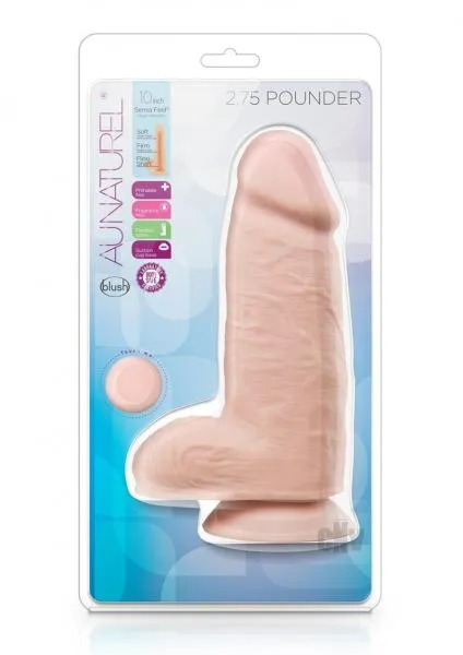 Dildos Blush Au Naturel Pounder 275 Vanilla