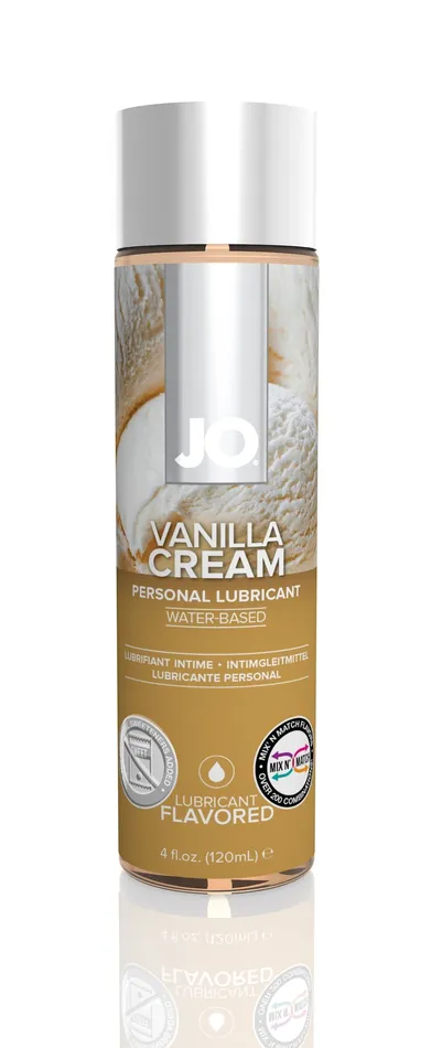 Dildos JO H2O Vanilla Cream Lubricant 4 Oz 120 ml System Jo