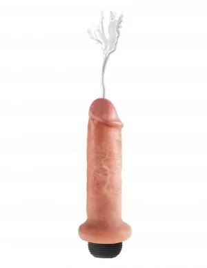 Dildos King Cock 6 Inches Squirting Dildo Beige Pipedream