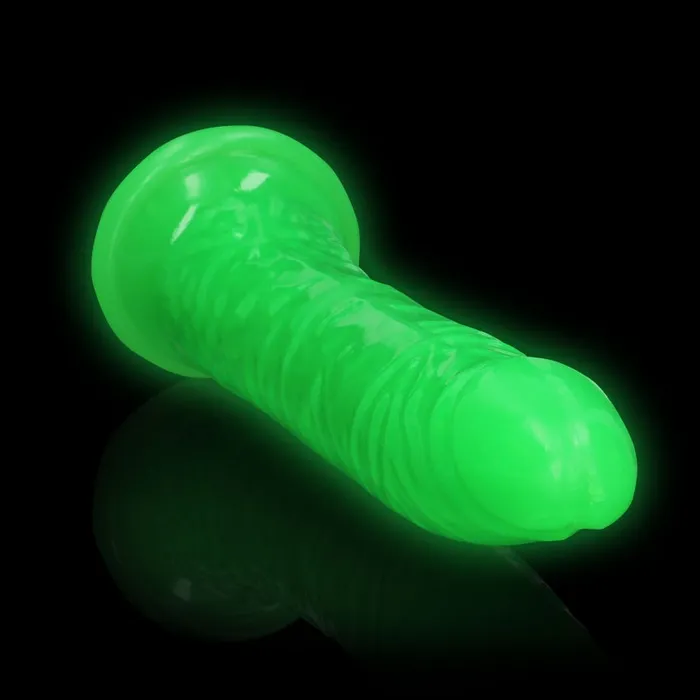 Dildos Realrock 10 Inch Slim Glow in the Dark Neon Green