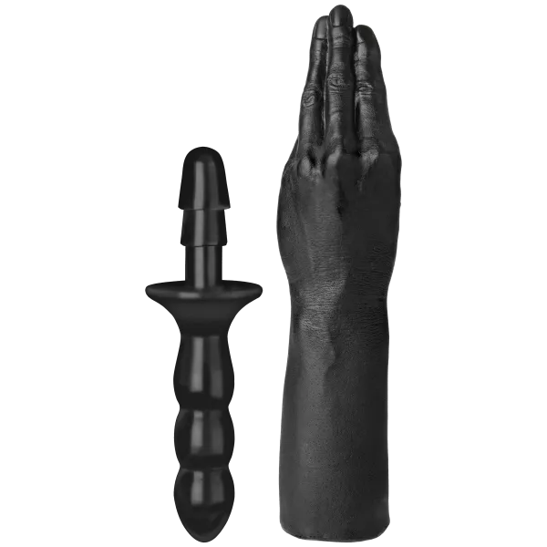 Dildos Titanmen Vac U Lock The Hand With Handle Black