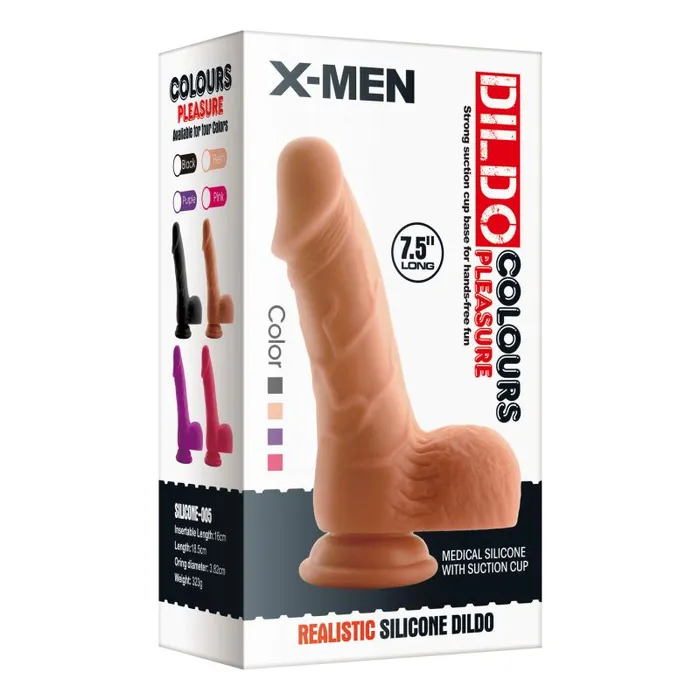 Dildos XMEN Pedro Thick Realistic Cock w Balls Flesh