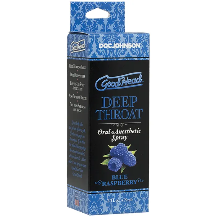 Doc Johnson Goodhead Deep Throat Spray Multiple Flavours Male Sex Toys