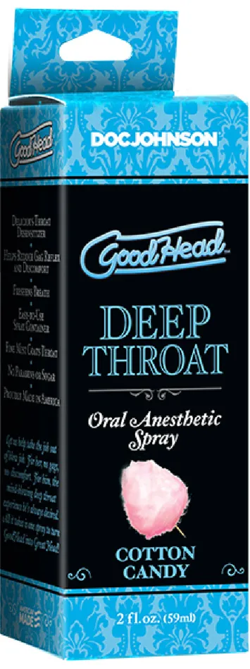 Doc Johnson Goodhead Deep Throat Spray Multiple Flavours Male Sex Toys