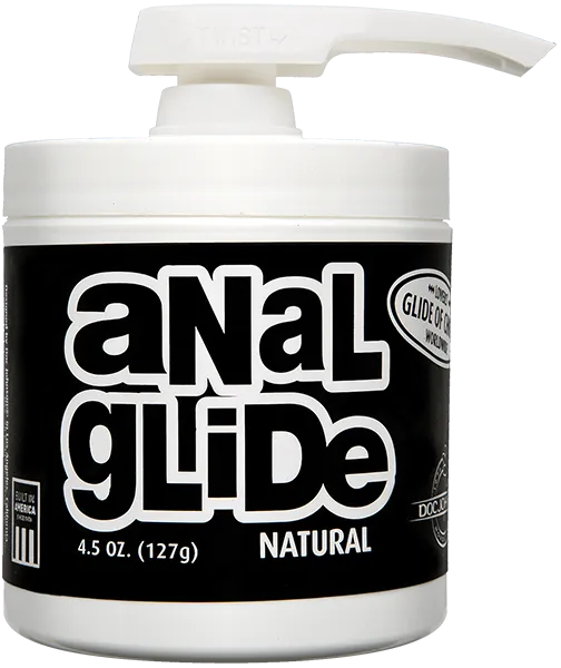 Doc Johnson Lubricants Anal Glide Natural Lubricant 45oz