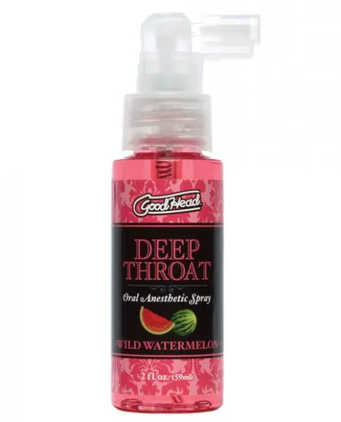 Doc Johnson Male Sex Toys Goodhead Deep Throat Spray Wild Watermelon 2oz