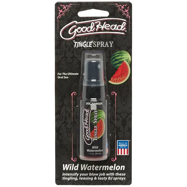 Doc Johnson Vibrators GoodHead Tingle Spray Wild Watermelon Flavoured 29 ml Spray