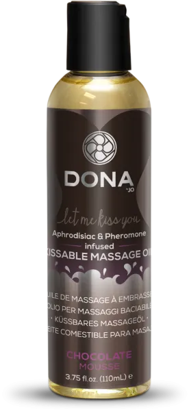 Dona Kissable Massage Oil Chocolate Mousse 375 Dona Couples