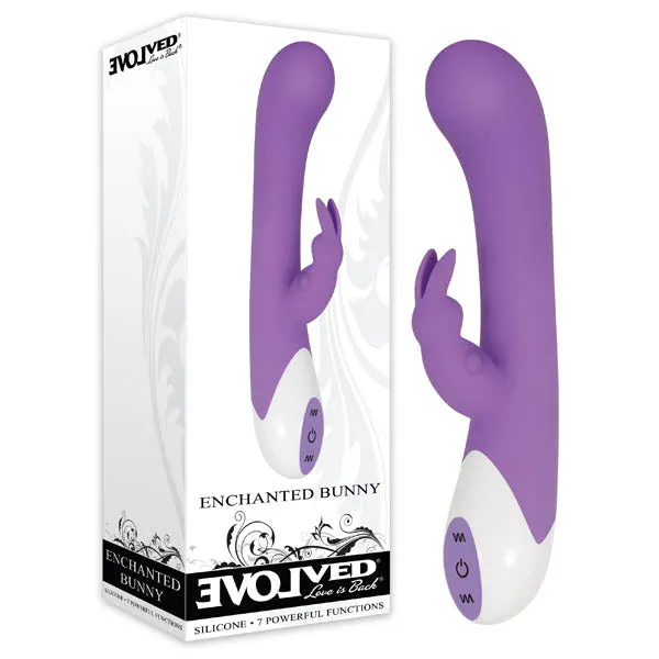 Enchanted Bunny Purple 19 cm 75 Rabbit Vibrator Evolved Vibrators